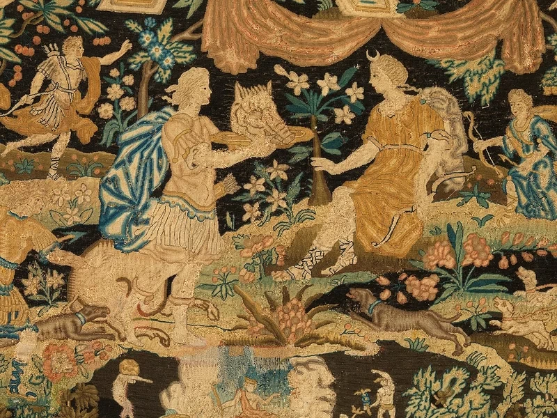 1604-Gabriel Perelle - Atalanta e Meleagro con le fontane di Versailles